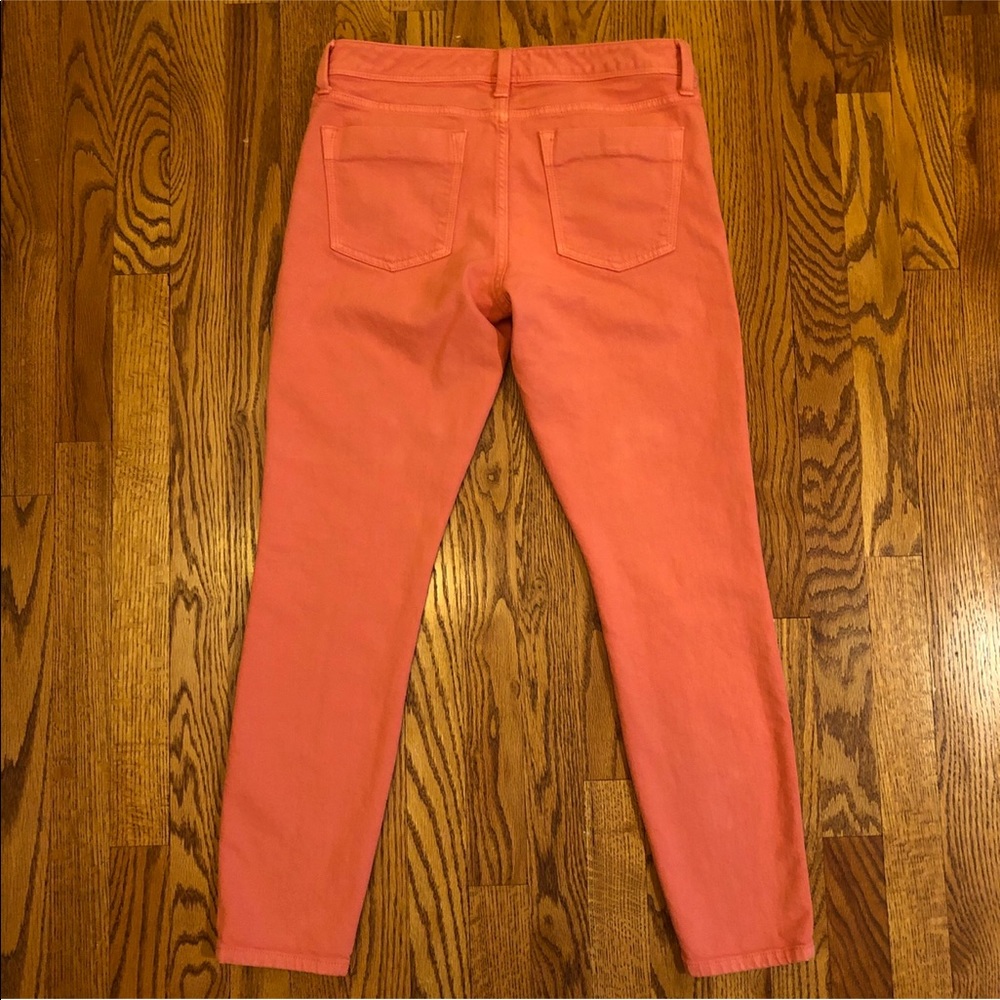 Banana Republic Sun Glow Orange Skinny Ankle Jeans - Picture 4 of 8